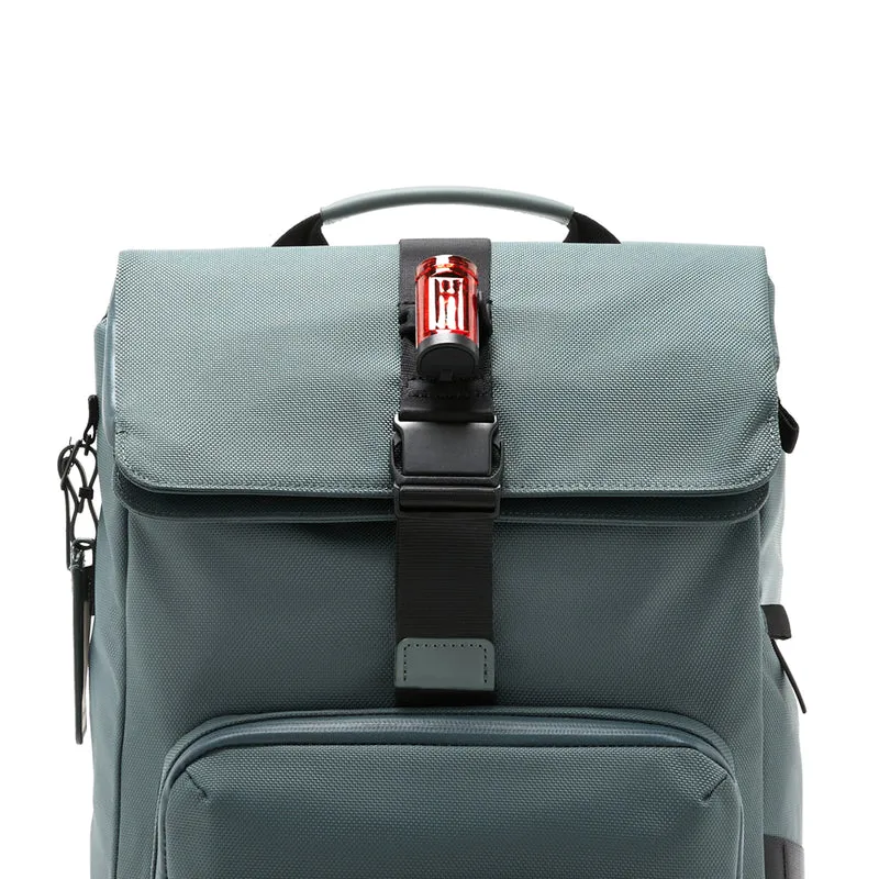 Midtown Flaptop Backpack / Pine Green / Recycled Nylon