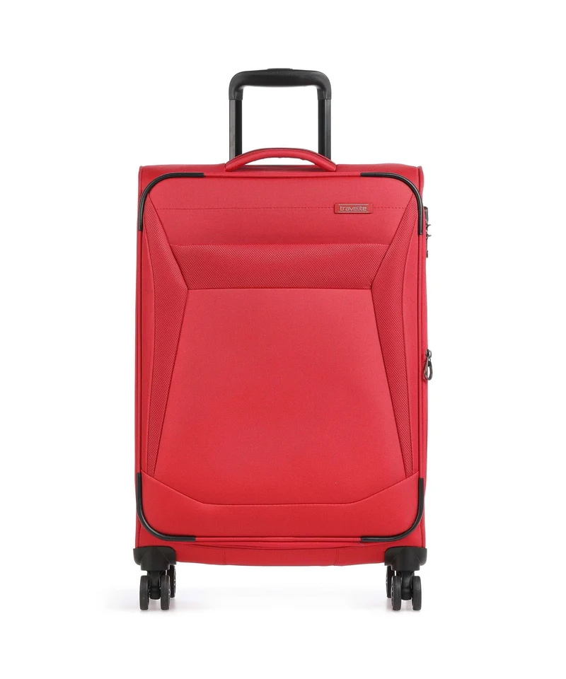 Travelite Chios 4-Rollen Trolley rot