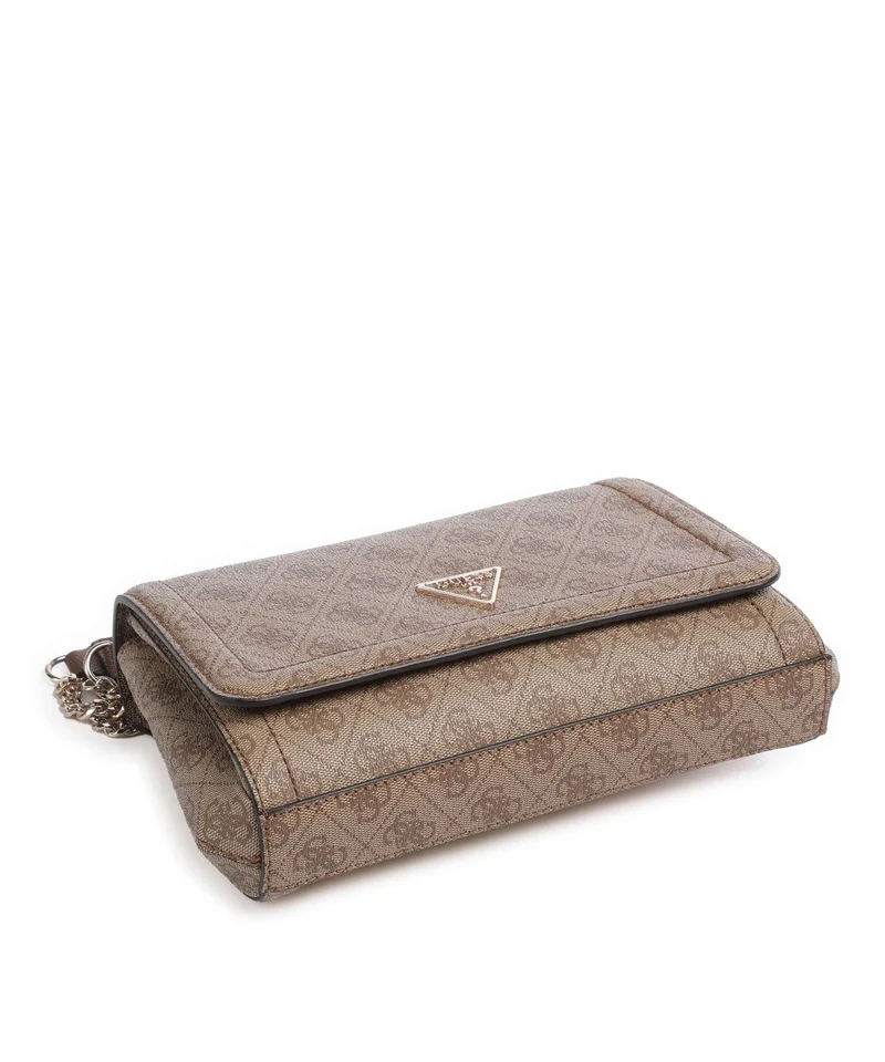 Guess Noelle Schultertasche latte logo/brown