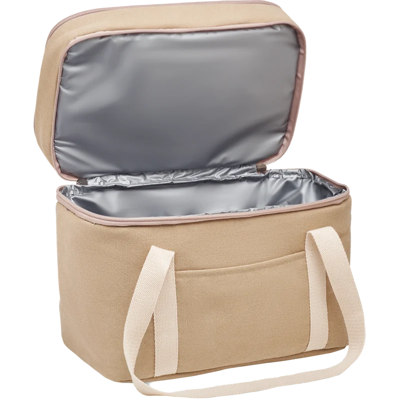 Cooler Bag with 2 Compartments in Canvas
