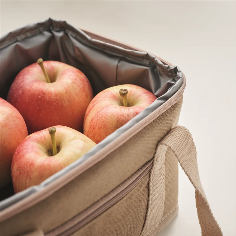 6 Can Cooler Bag in Canvas