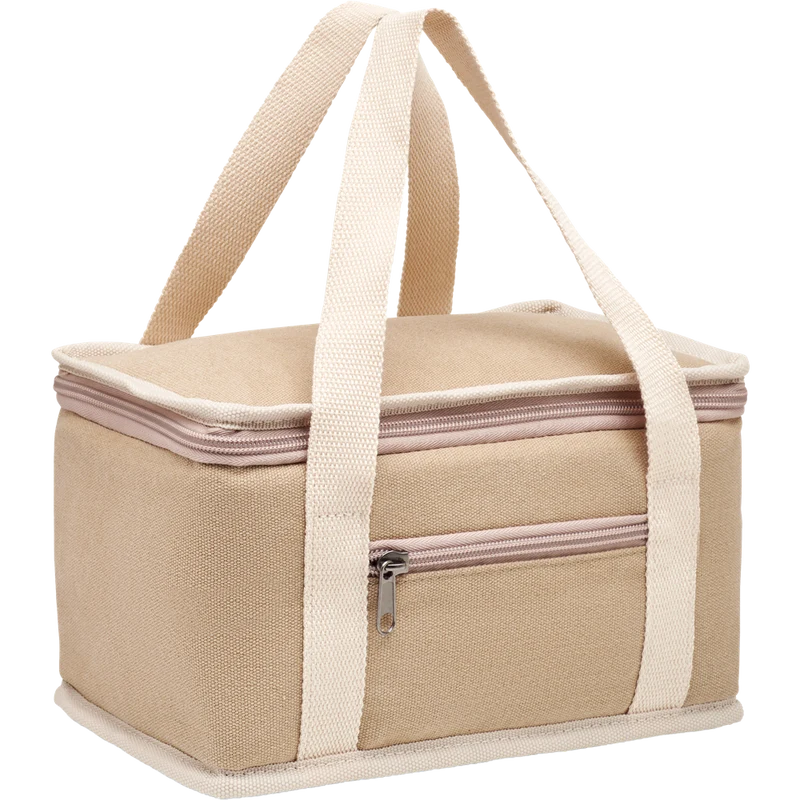 6 Can Cooler Bag in Canvas