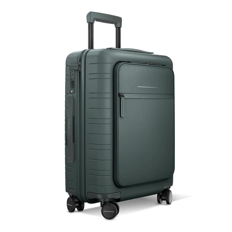 M5 Essential / Pine Green / Premium Multi Shell / Cabin Size with Front Pocket / Essential