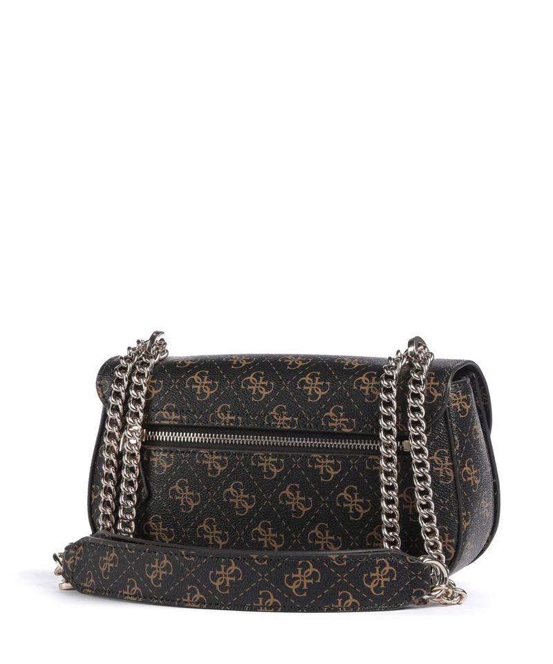 Guess Erica Schultertasche brown logo