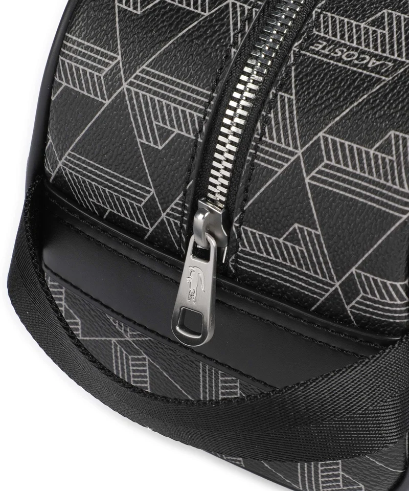 Lacoste The Blend Kulturbeutel monogram noir/gris