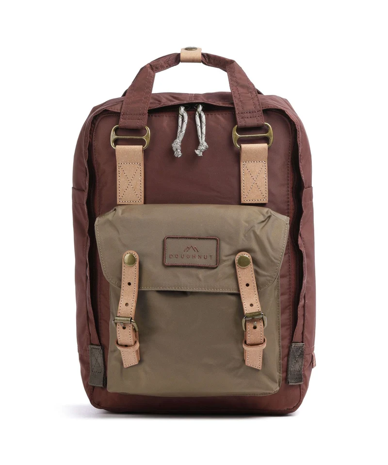 Doughnut Jungle Macaroon Rucksack maroon/khaki