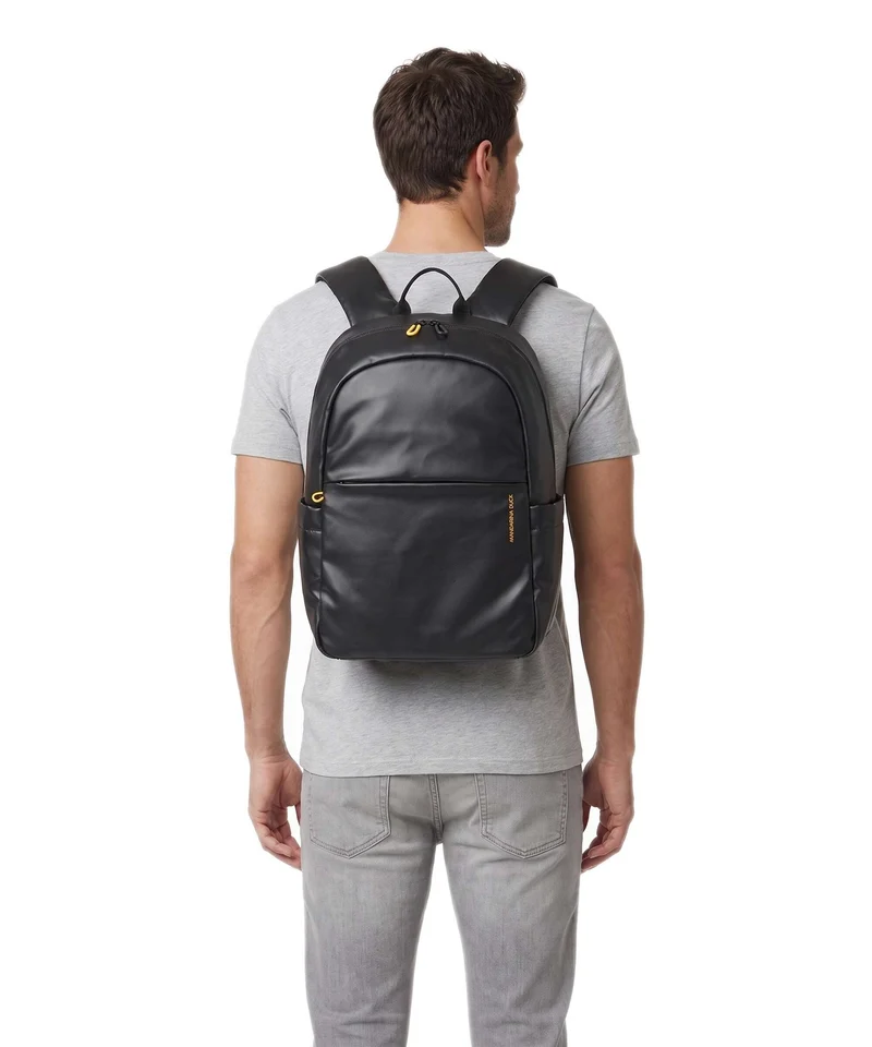 Mandarina Duck Coated Laptop-Rucksack black
