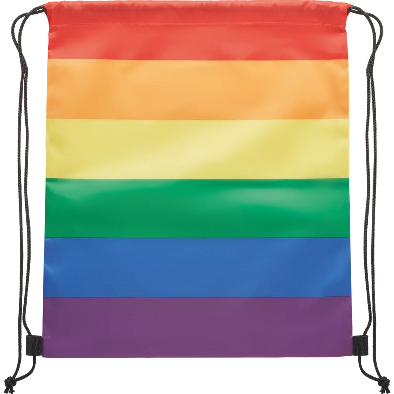 Rainbow RPET Drawstring Bag