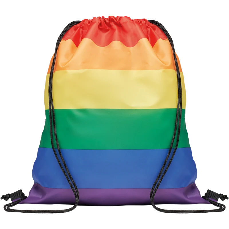 Rainbow RPET Drawstring Bag