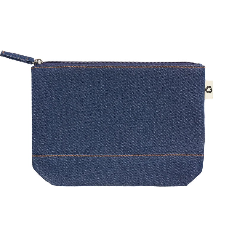 Recycled Denim Cosmetic Pouch