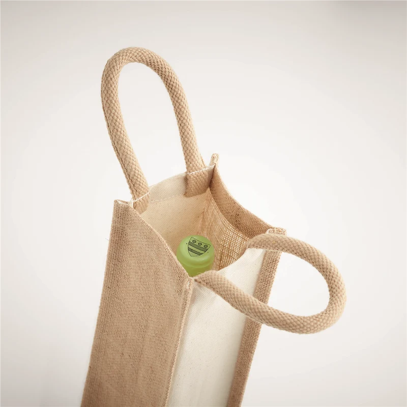 Wine Gift Bag in Jute