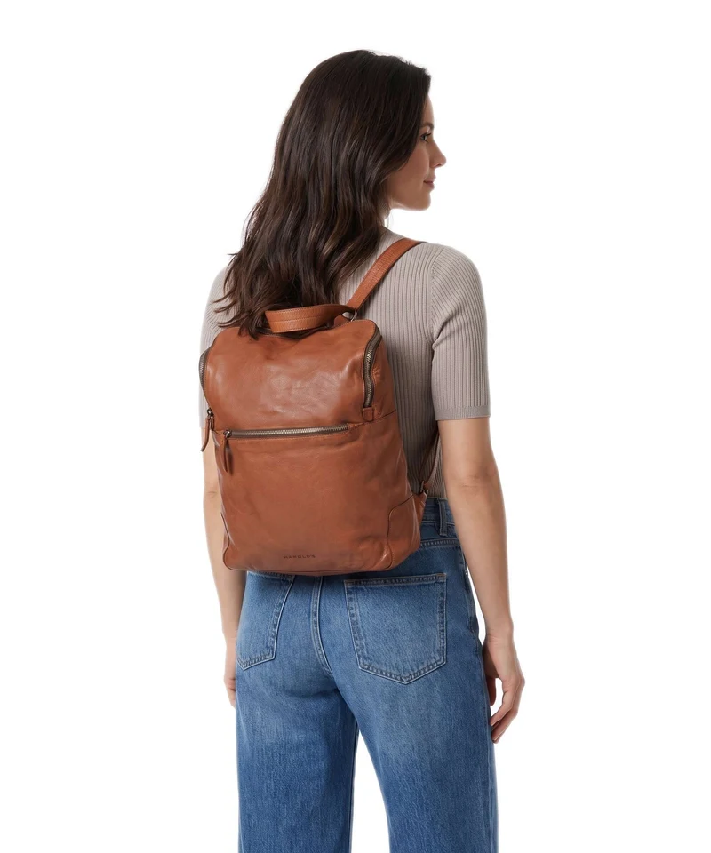 Harold's Submarine Rucksack-Tasche cognac
