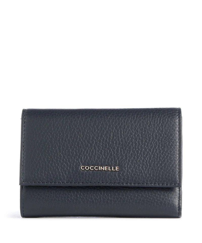 Coccinelle Metallic Soft Geldbörse midnight blue