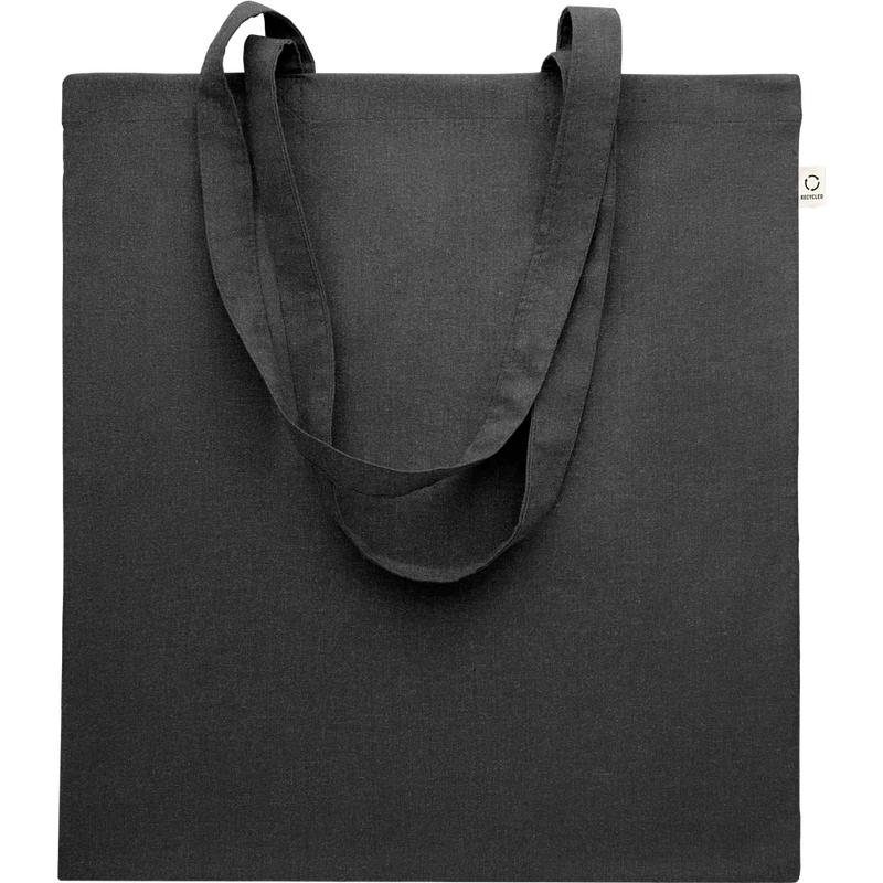 Recycled Cotton Shopping Bag (Black)