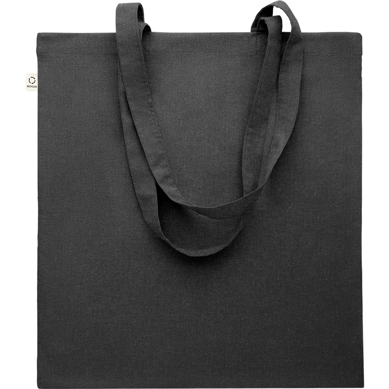 Recycled Cotton Shopping Bag (Black)