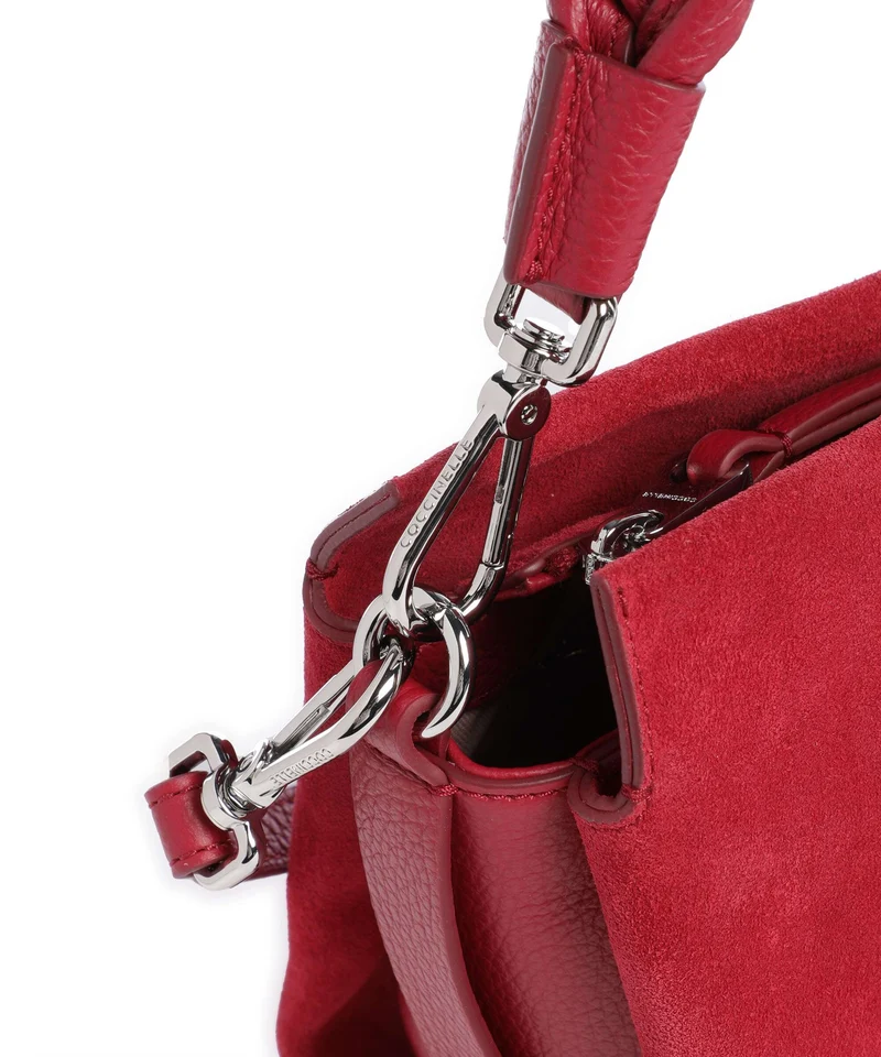 Coccinelle Boheme Suede Handtasche sangria