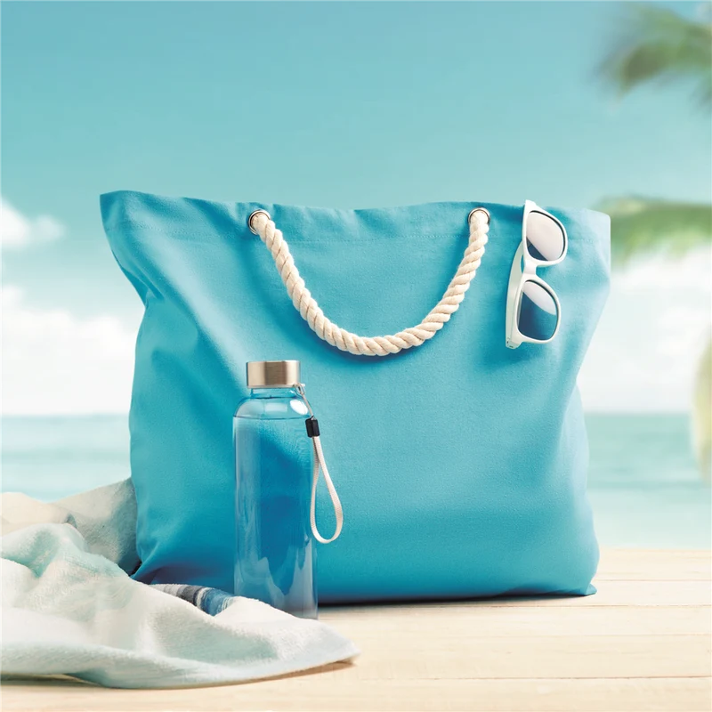 Beach Bag with Cord Handle