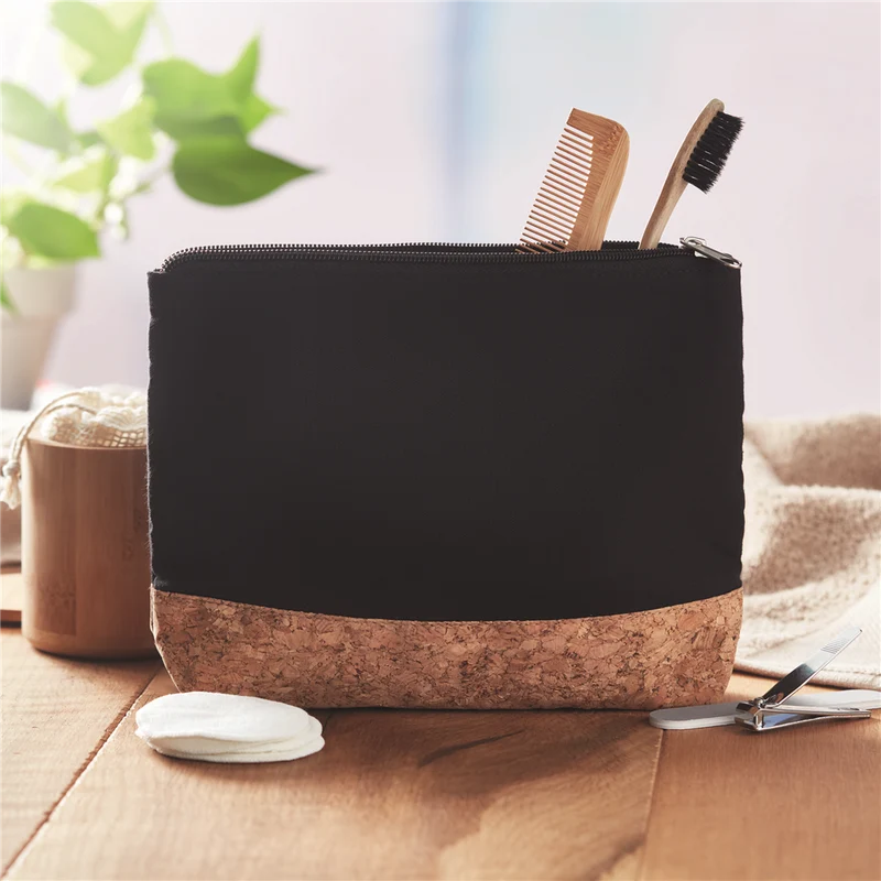 Cork & Cotton Cosmetic Bag