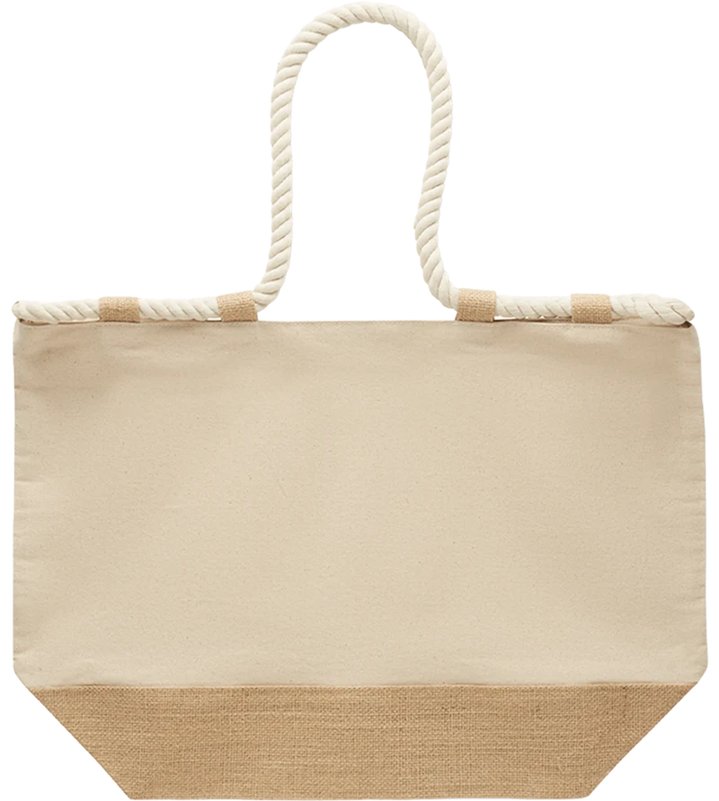 Canvas beach bag