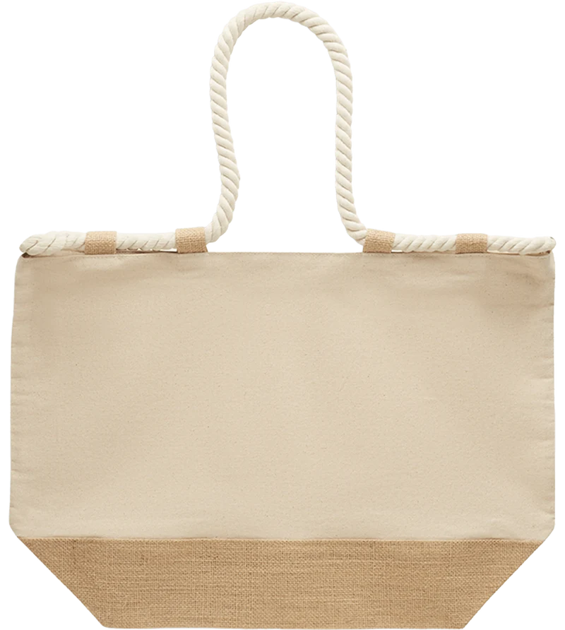 Canvas beach bag
