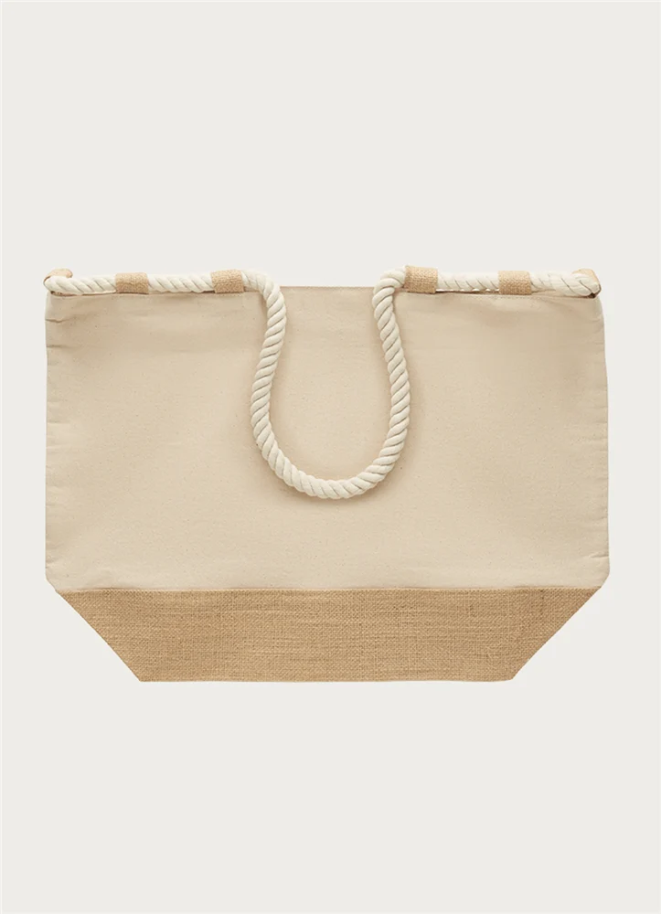 Canvas beach bag