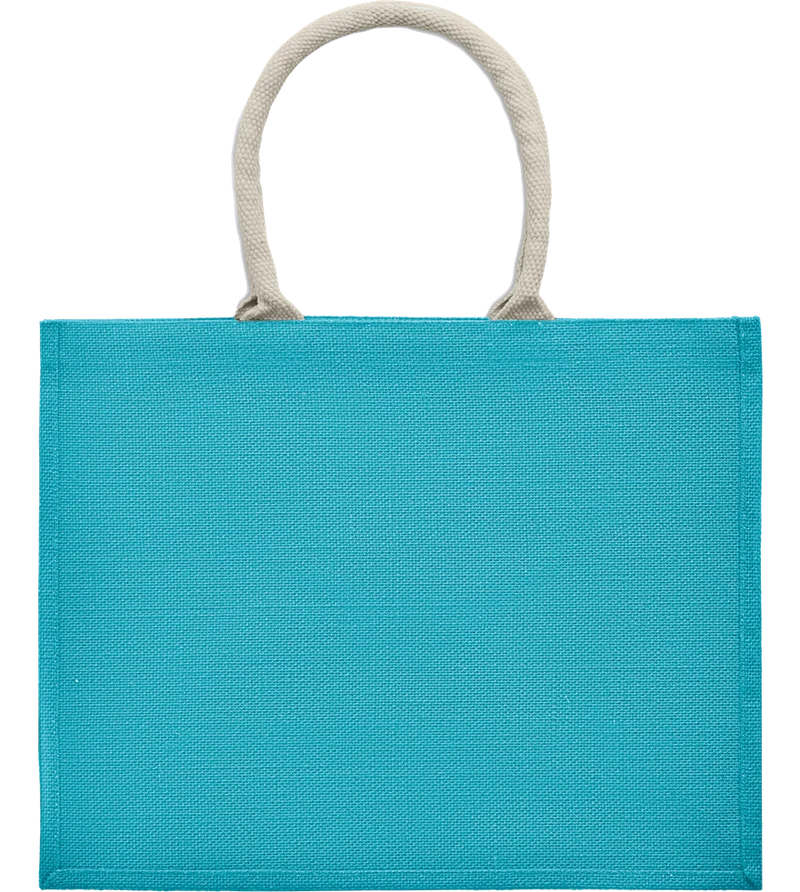 Jute Bag with Cotton Handle