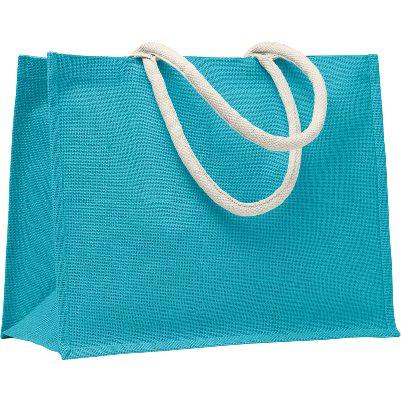 Jute Bag with Cotton Handle