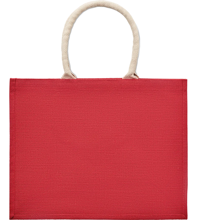 Jute Bag with Cotton Handle