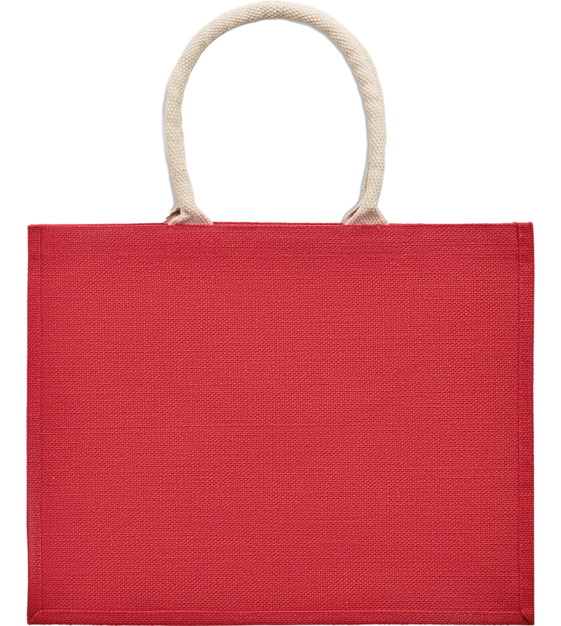 Jute Bag with Cotton Handle