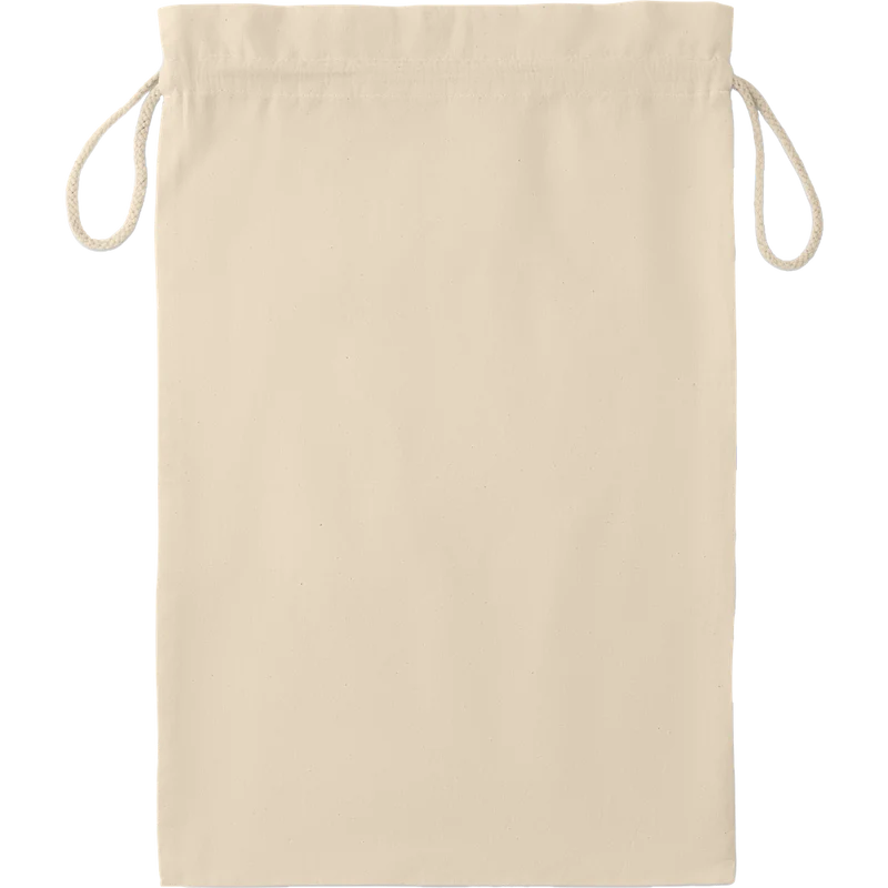 Large Cotton Draw Cord Bag