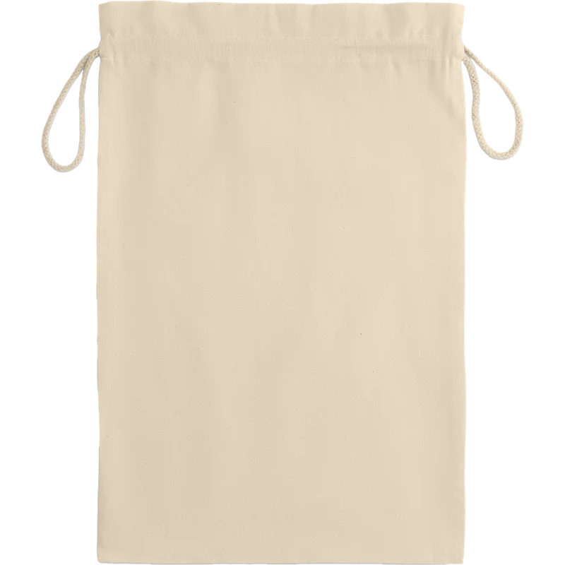 Large Cotton Draw Cord Bag