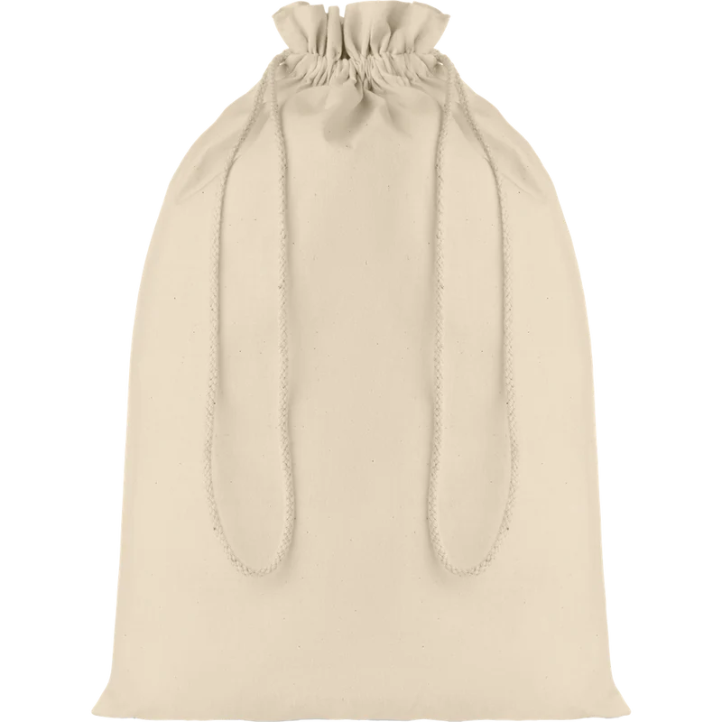 Large Cotton Draw Cord Bag