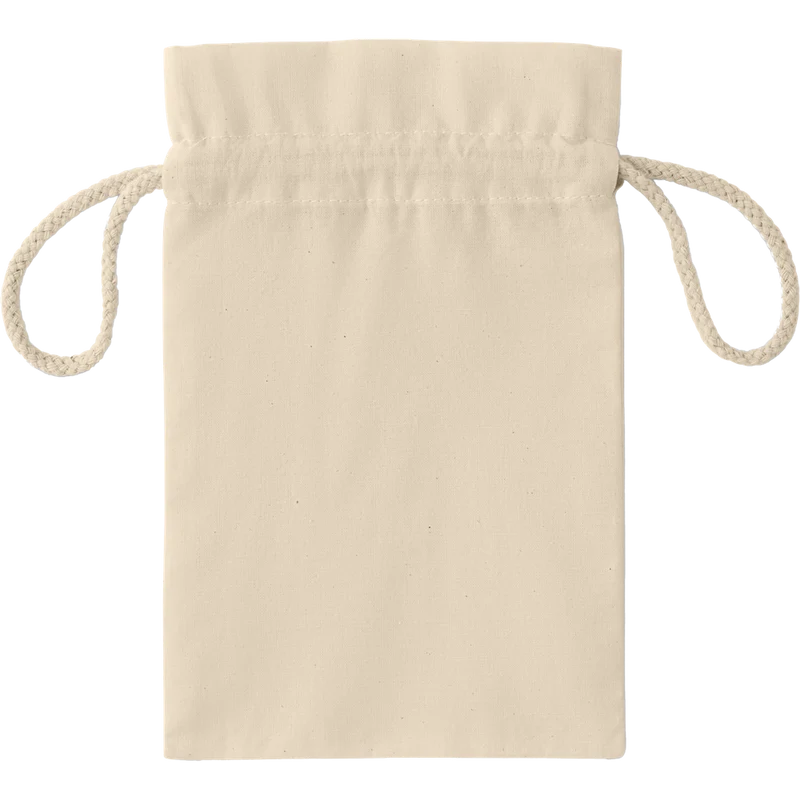 Small Cotton Draw Cord Bag