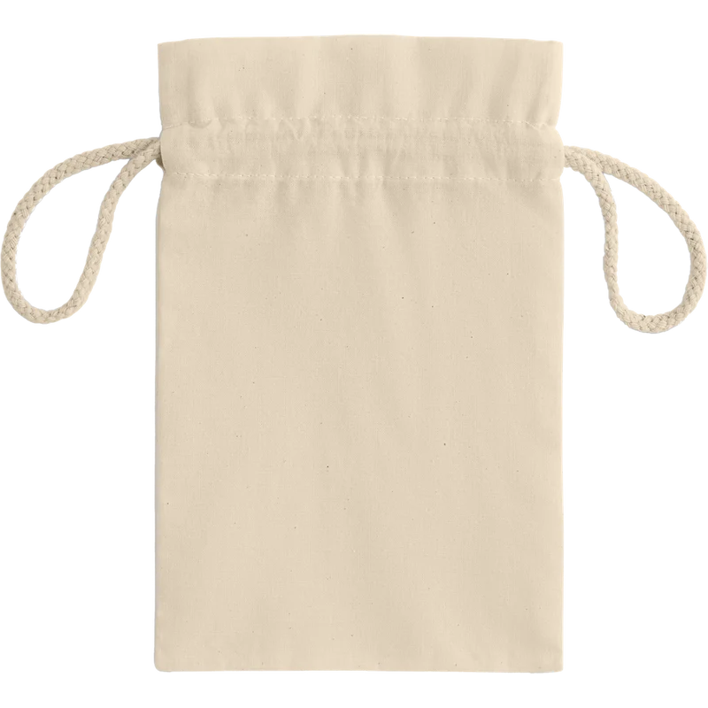 Small Cotton Draw Cord Bag