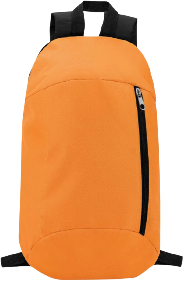 Backpack with Front Zipper Pocket