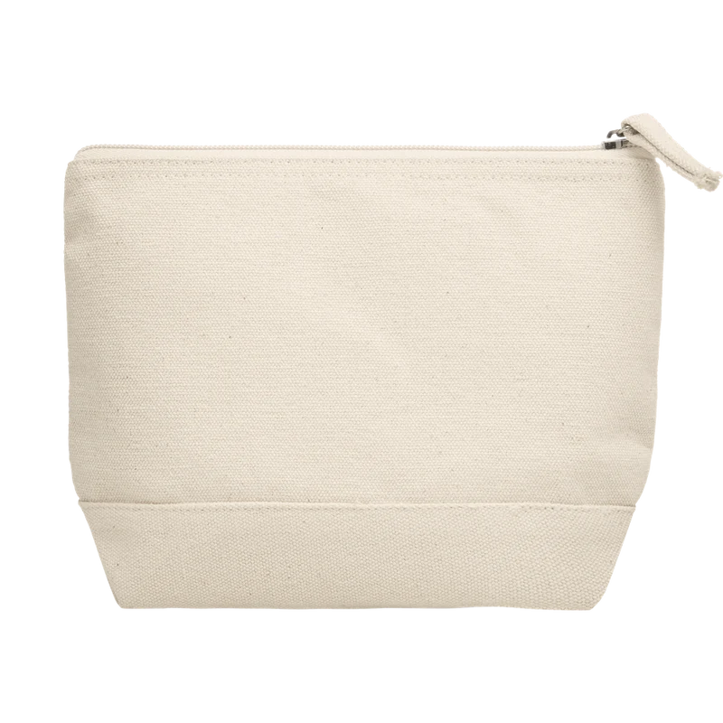 Bicolour Cotton Cosmetic Bag