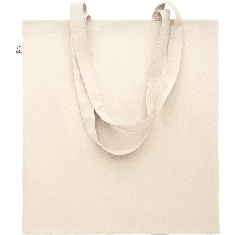 Recycled Cotton Shopping Bag (Beige)