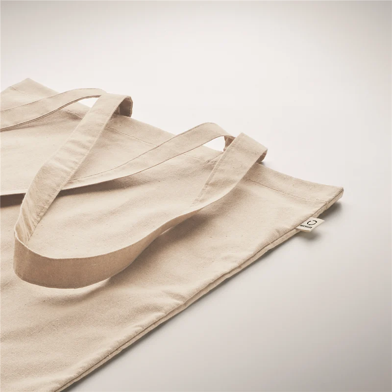 Recycled Cotton Shopping Bag (Beige)