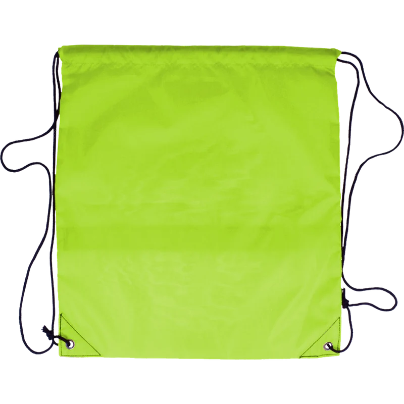 Drawstring Bag with Reflective Stripe