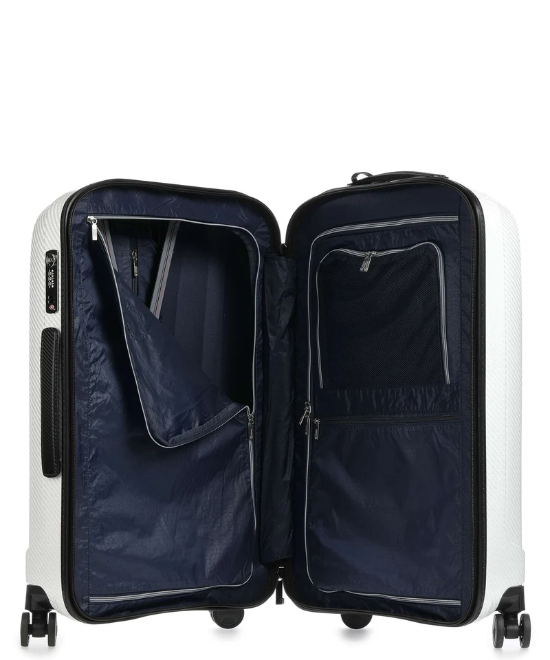 Roncato We Are Glam 4-Rollen Trolley bianco/nero