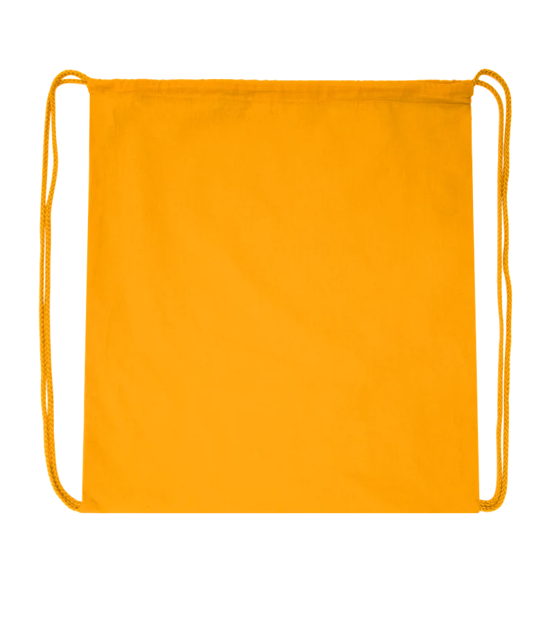 Basic colored cotton drawstring bag