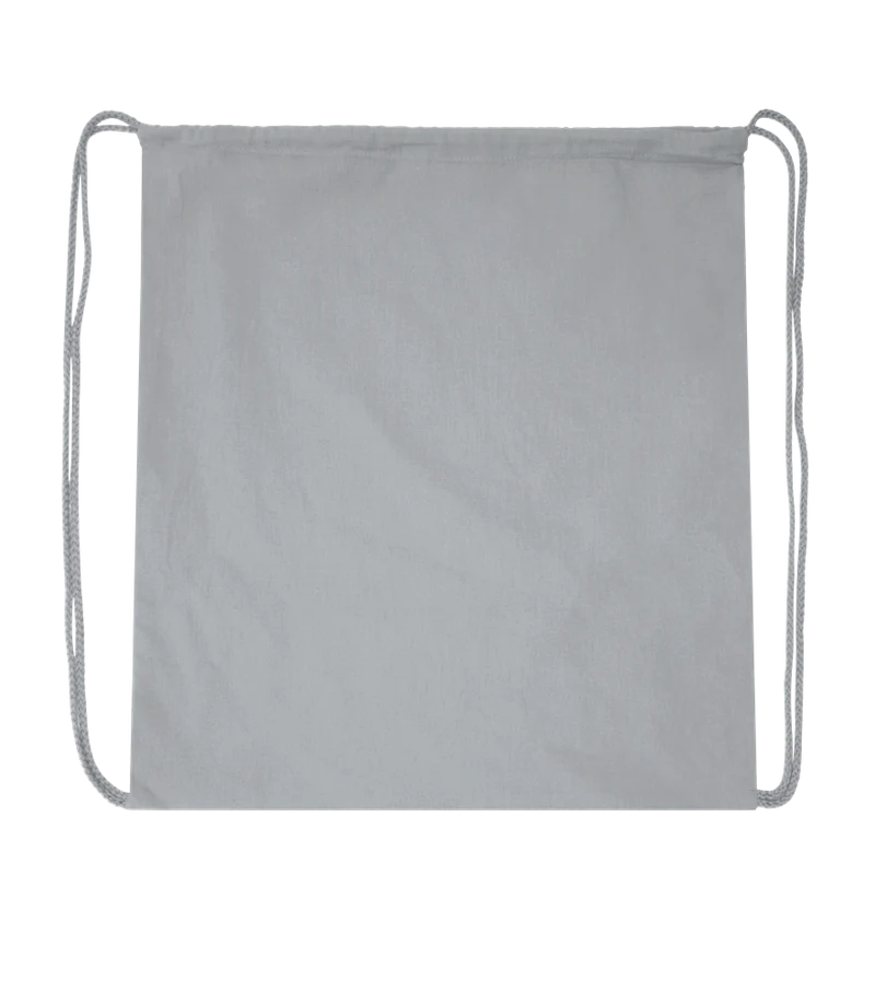 Basic colored cotton drawstring bag