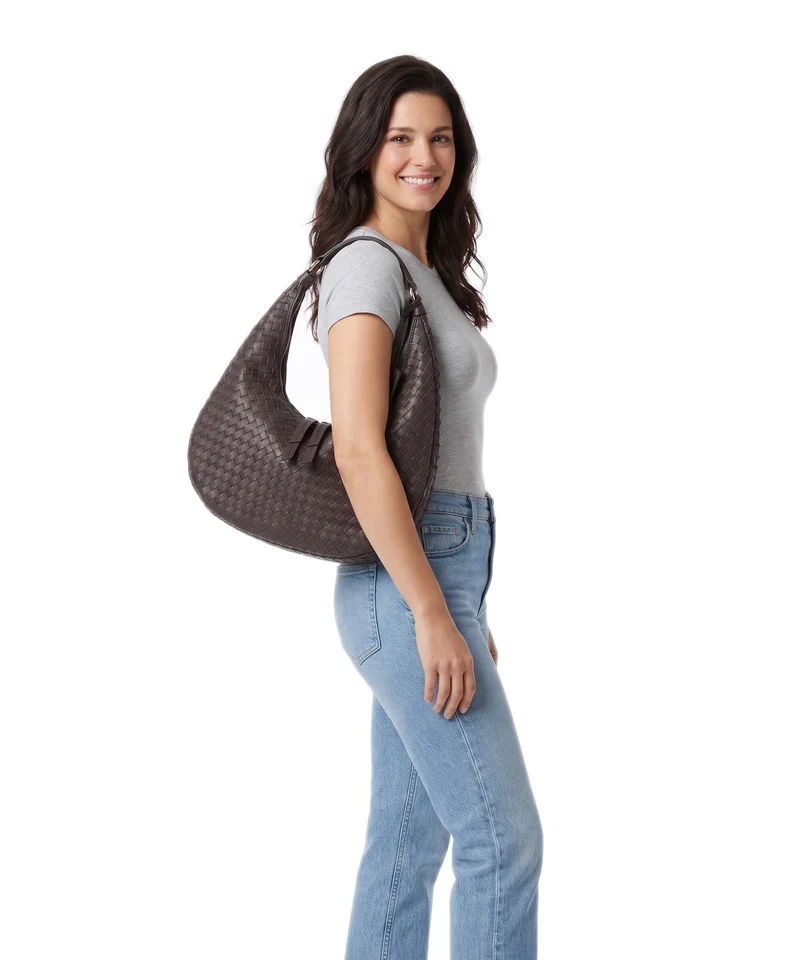 Abro Piuma Nana Small Beuteltasche wood