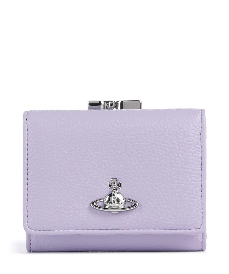 Vivienne Westwood Frame Grain Small Geldbörse lilac