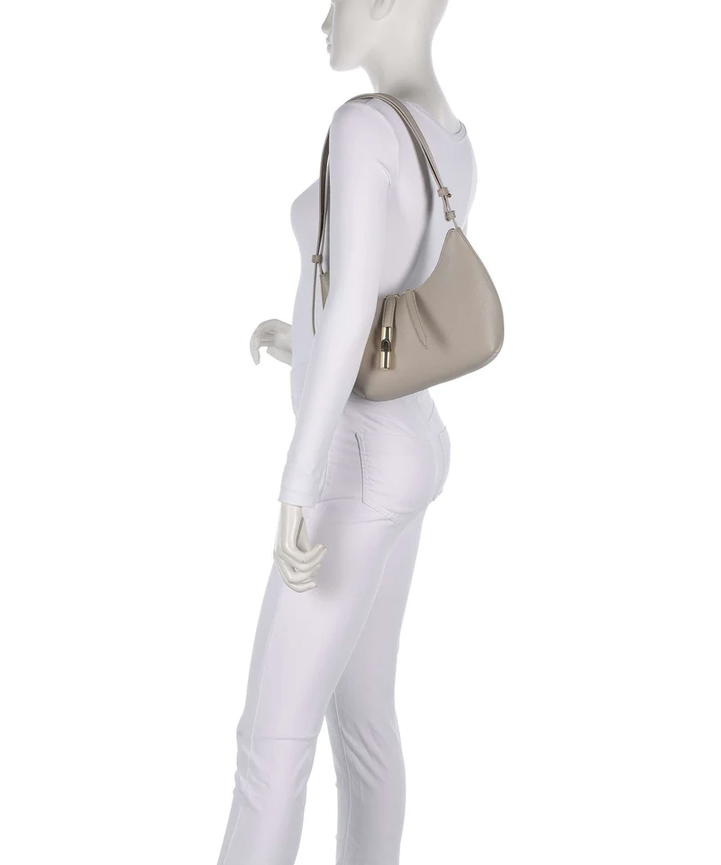 Furla Goccia S Schultertasche linen