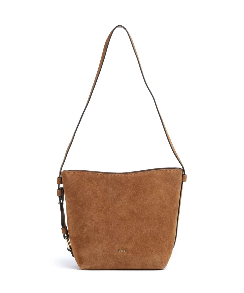 Abro Suede Cosmo Umhängetasche cuoio