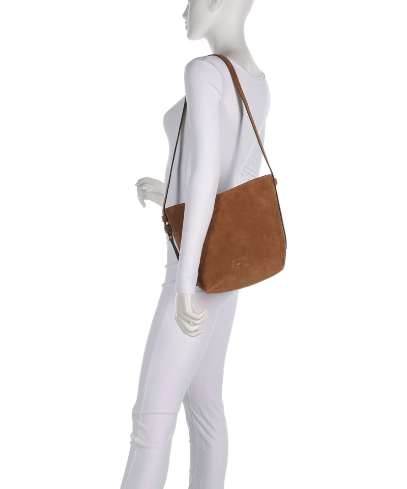 Abro Suede Cosmo Umhängetasche cuoio