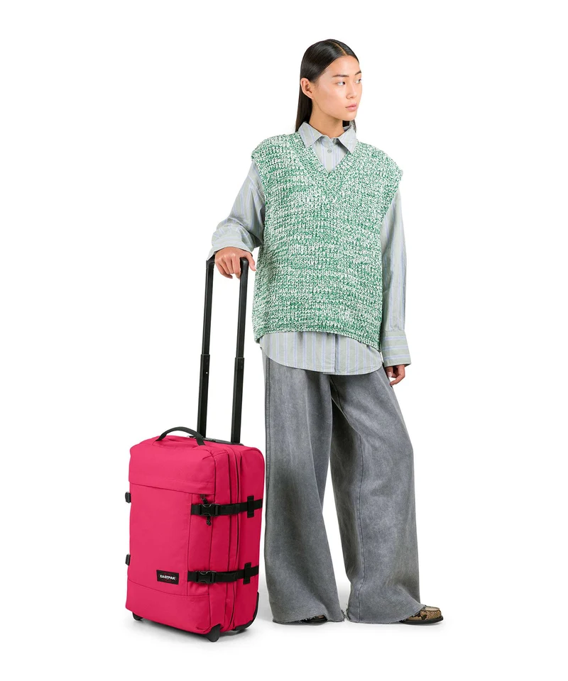Eastpak Tranverz S Rollenreisetasche saffron red