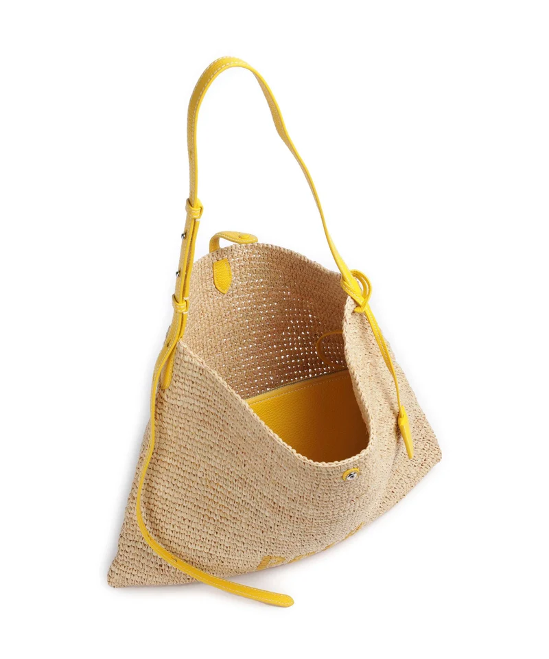 Polo Ralph Lauren Play Large Beuteltasche natural/canary yellow