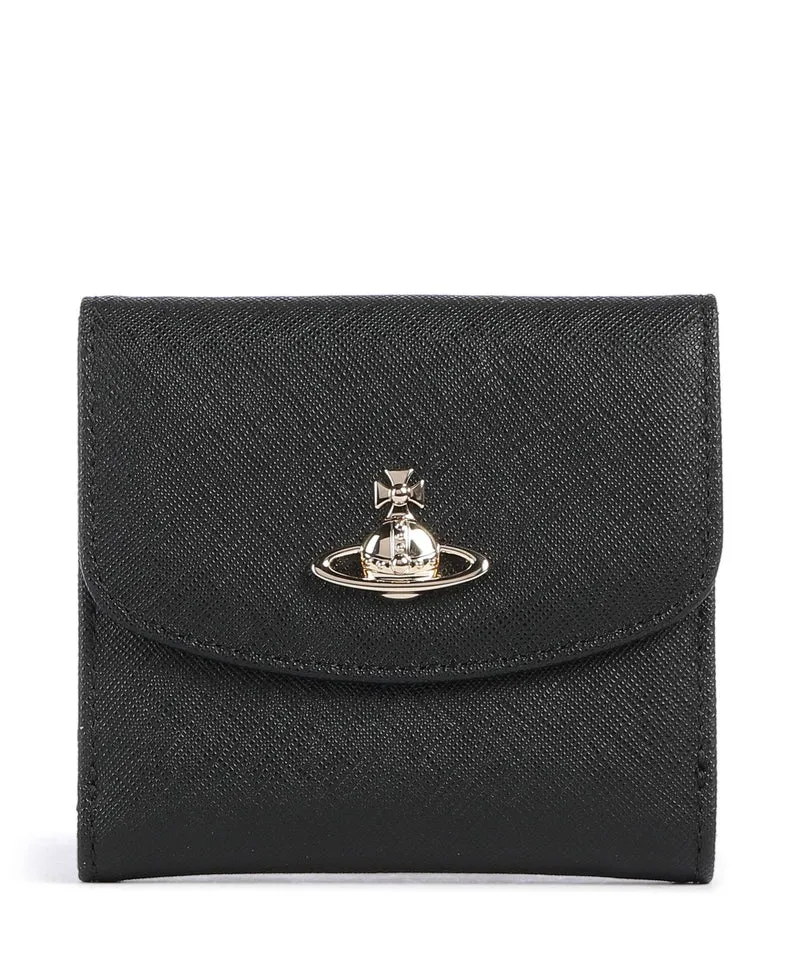 Vivienne Westwood Saffiano Small Geldbörse black